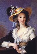 elisabeth vigee-lebrun Portrait of the Duchess de Polignac Sweden oil painting artist